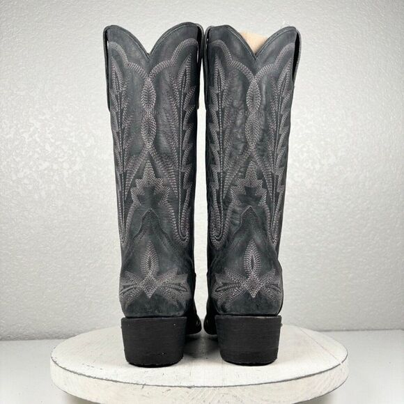 Lane Women's Gray Heeled Boots - Picture 3 of 9
